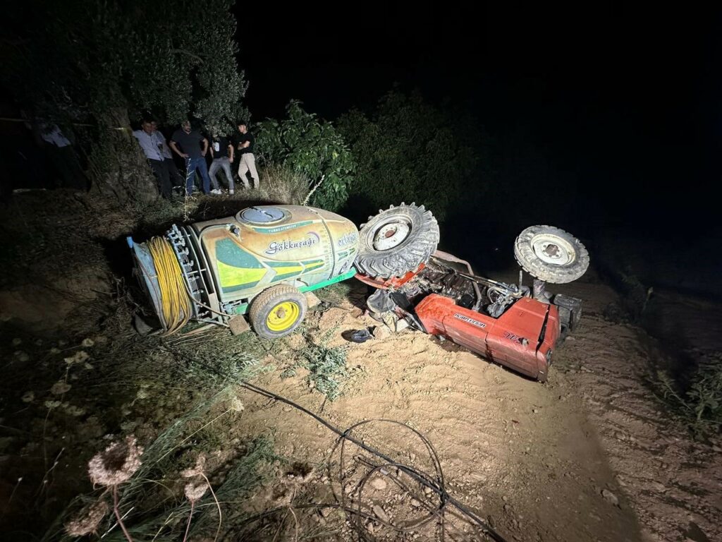 Bursa’da devrilen traktörün altında kalan çiftçi öldü