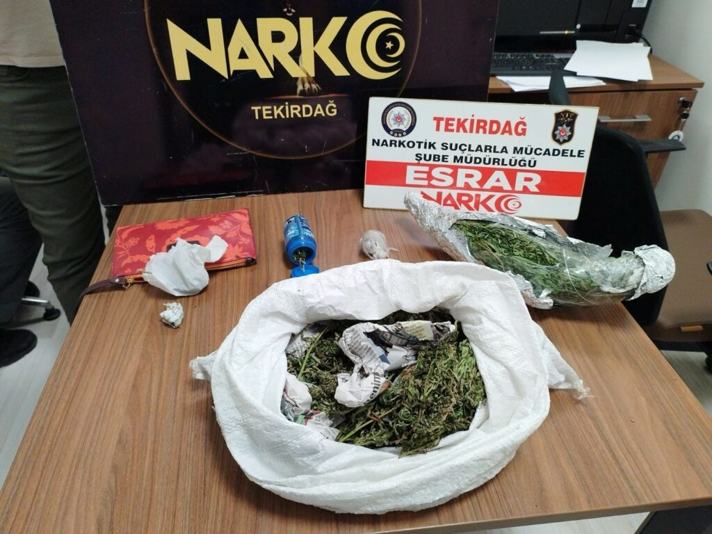 Tekirdağ’da esrar operasyonu