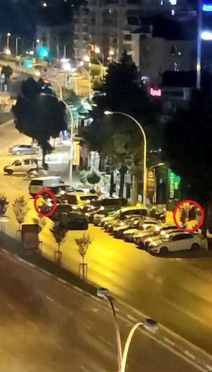 Bursa’da 1 kişinin öldüğü silahlı çatışma kamerada