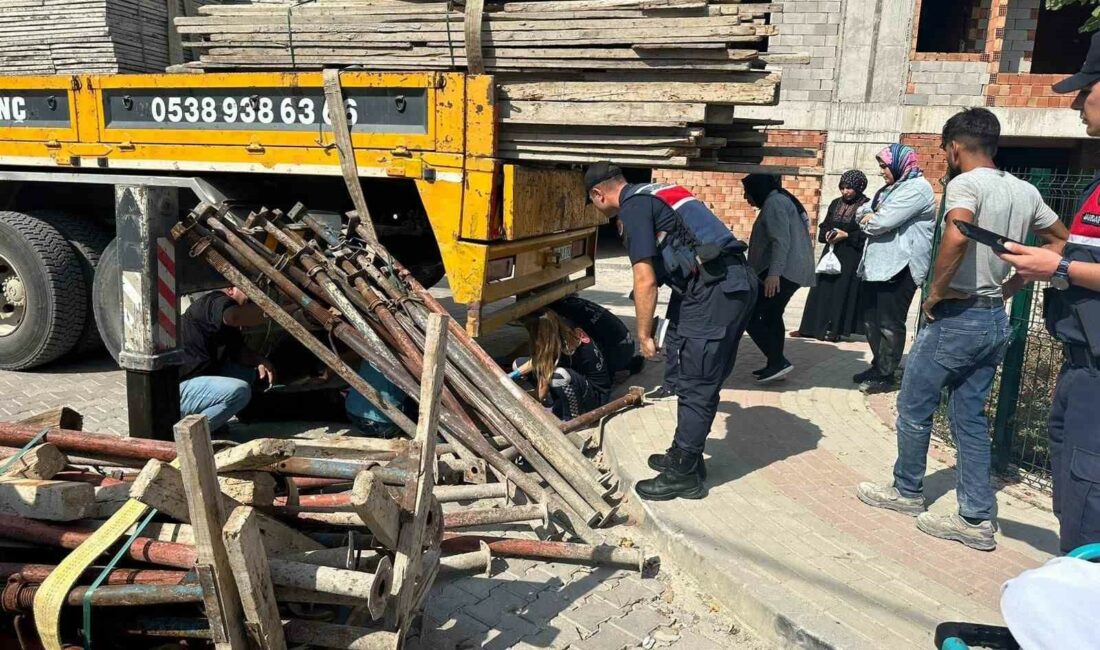 Bursa'nın inegöl ilçesinde, kamyona