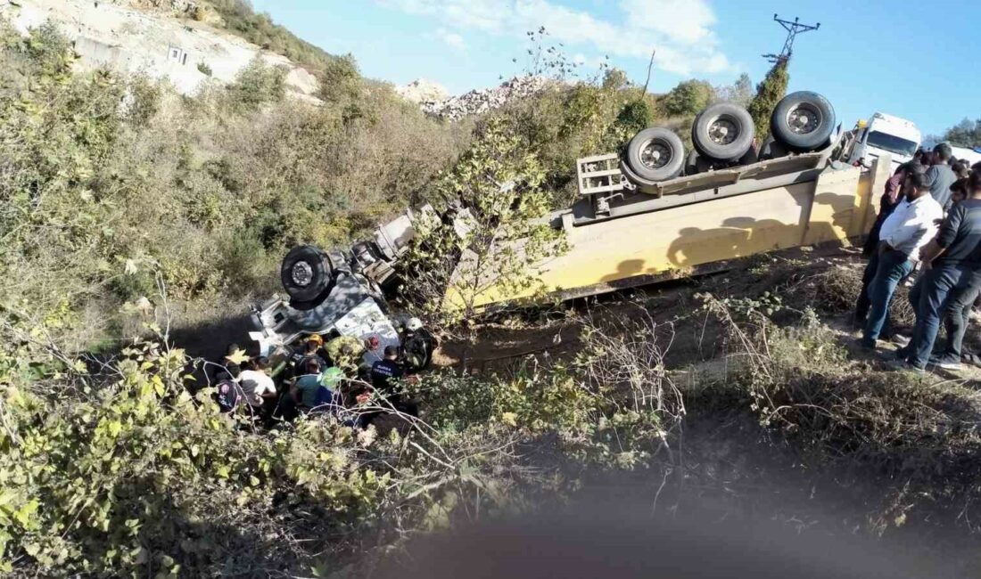 BURSA’DA KONTROLDEN ÇIKAN KAMYON