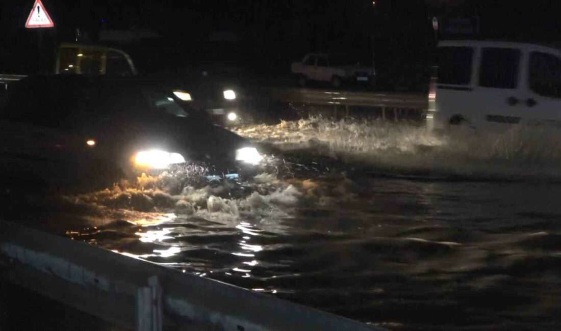 Bursa’da yollar göle döndü