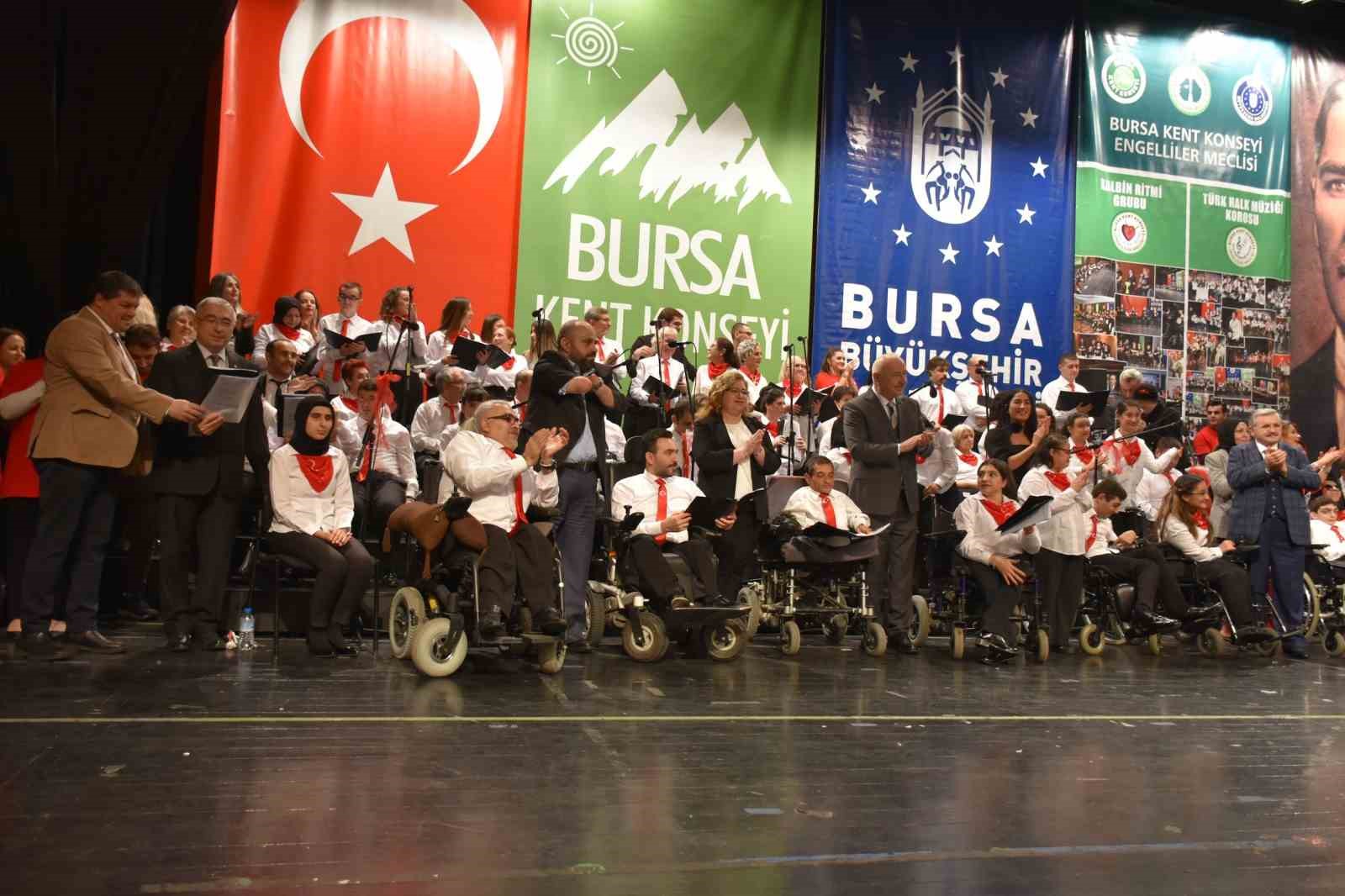 Bursa Engelliler Meclisi’nden unutulmaz konser