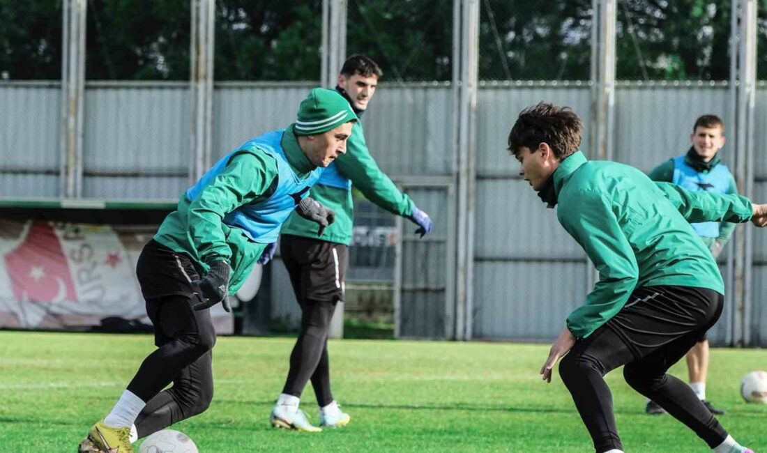 BURSASPOR'DA DİYARBEKİRSPOR MAÇI HAZIRLIKLARI