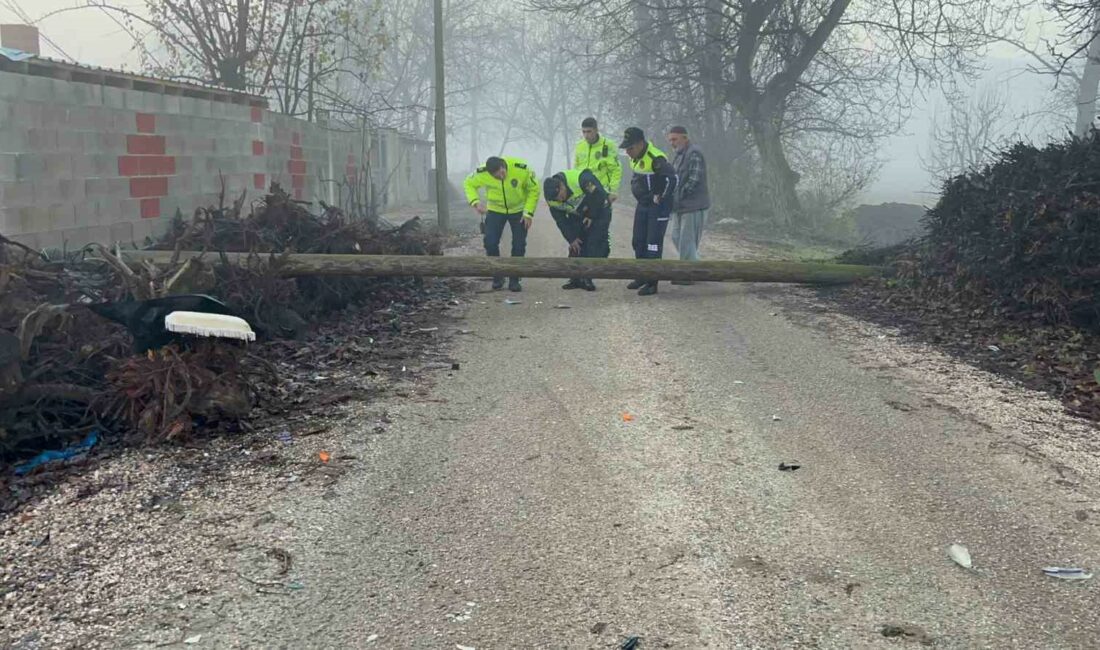 Bursa’nın İnegöl ilçesinde yol