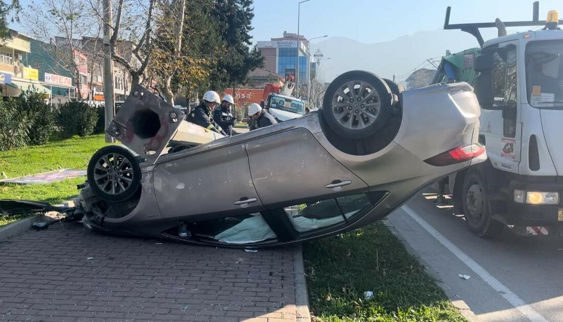 BURSA’DA KONTROLDEN ÇIKAN OTOMOBİL