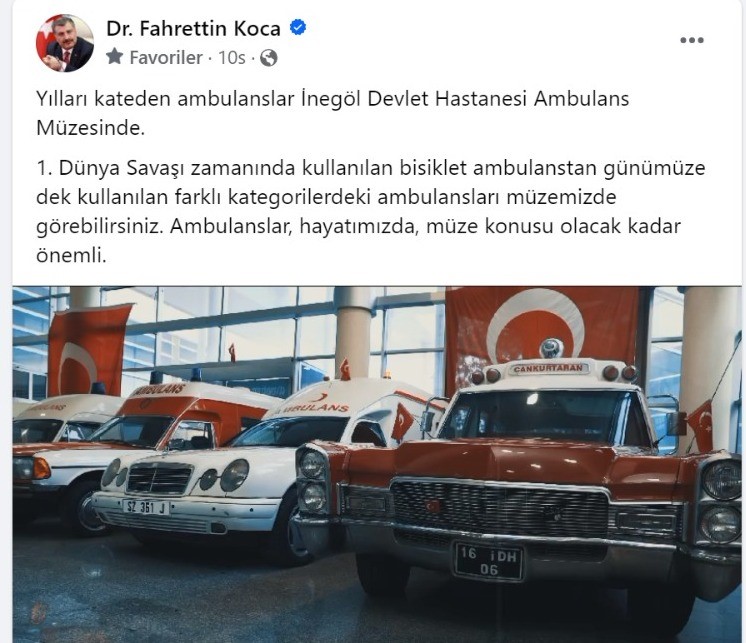 SAĞLIK BAKANI FAHRETTİN KOCA'DAN