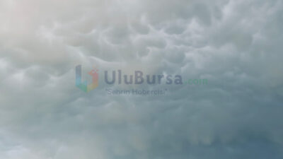 Bursa’da, Türkiye’de ender rastlanan Mammatus bulutları görüntülendi
