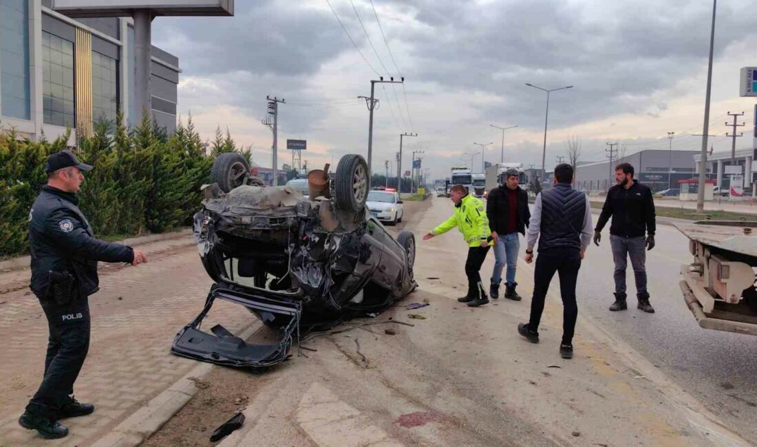 BURSA'DA KONTROLDEN ÇIKAN OTOMOBİL,