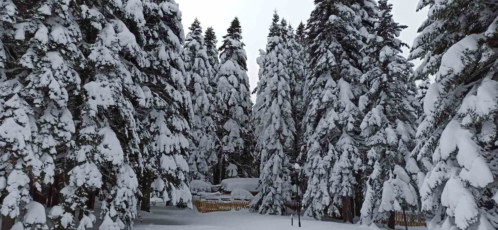 Uludağ’da kar kalınlığı 76 santimetreye ulaştı