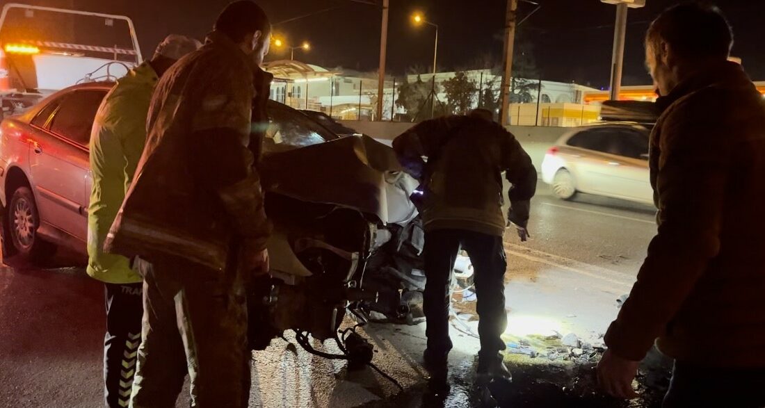 Bursa’nın Yıldırım ilçesinde, kontrolden