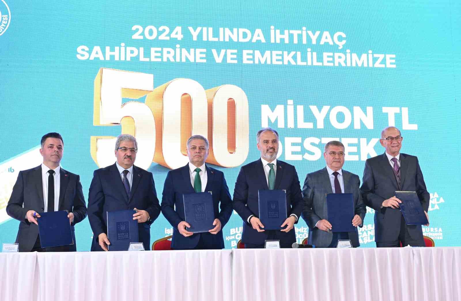 Bursa Büyükşehir’den 500 Milyon TL’lik can suyu