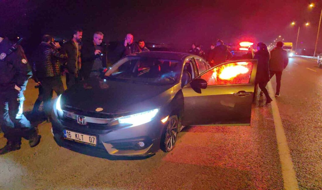 Bursa’nın İnegöl ilçesinde, polisin