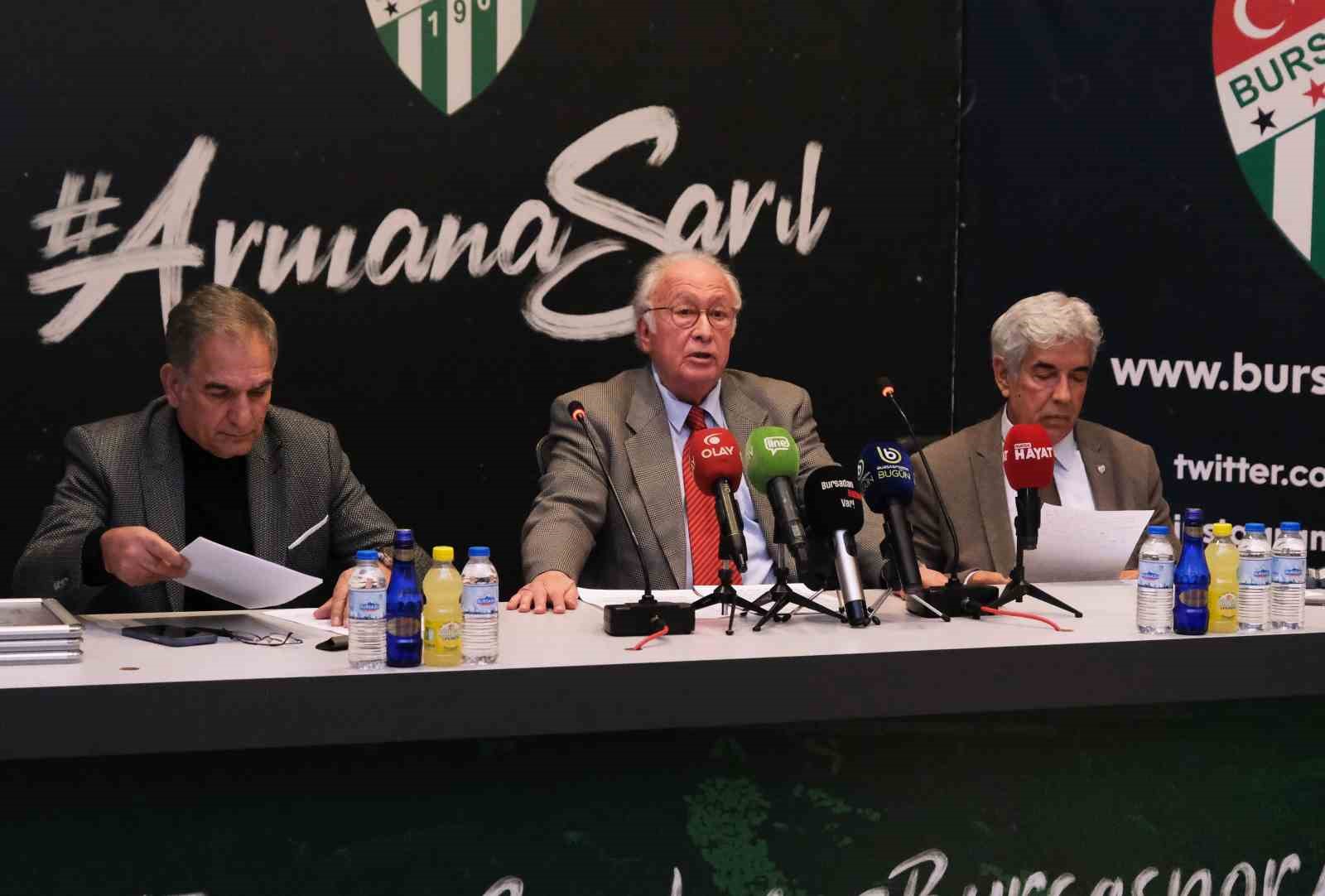 Bursaspor Başkanı Sinan Bür iddialı konuştu