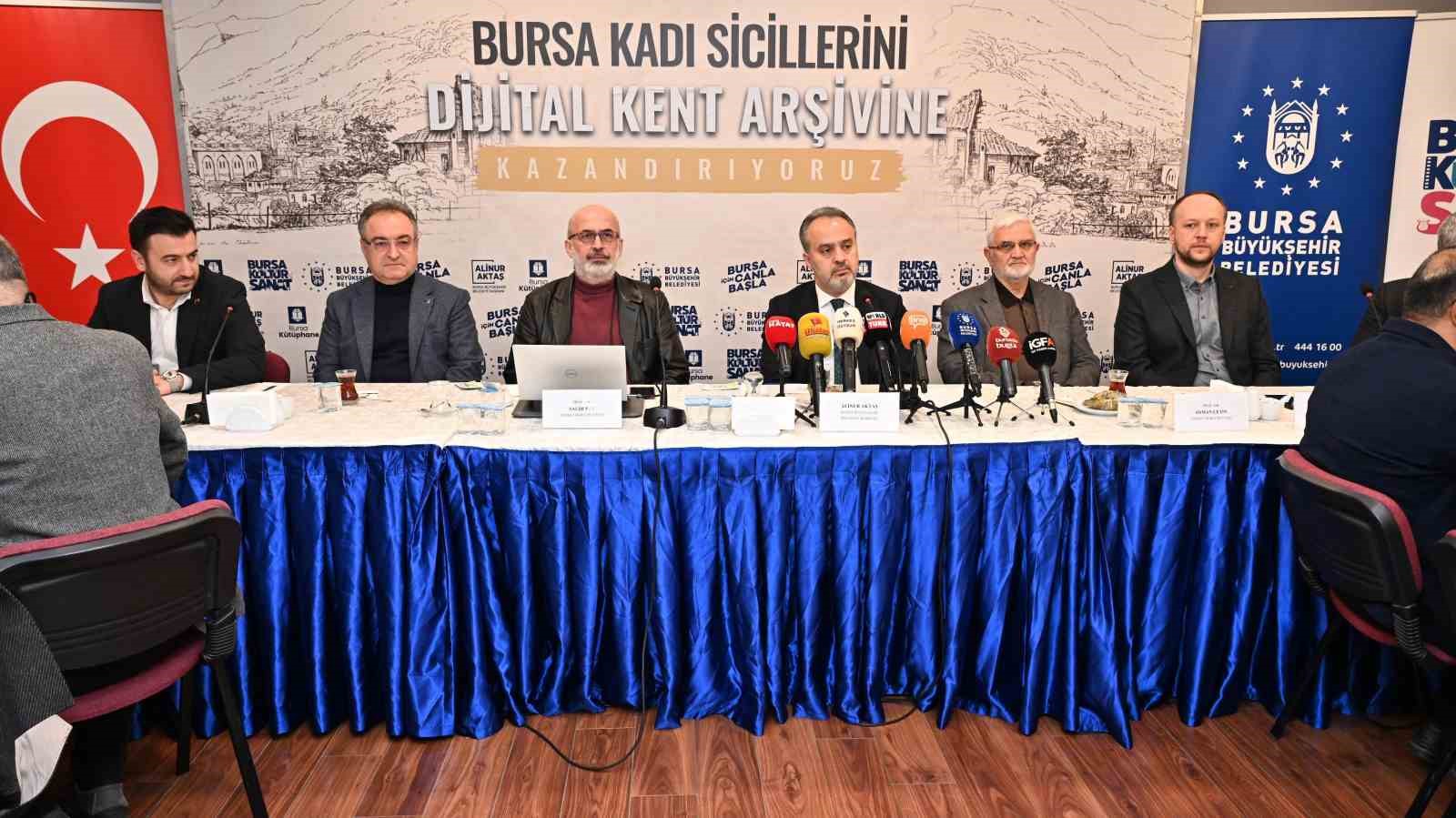 Bursa’da “kadı sicilleri” incelemeye açılıyor