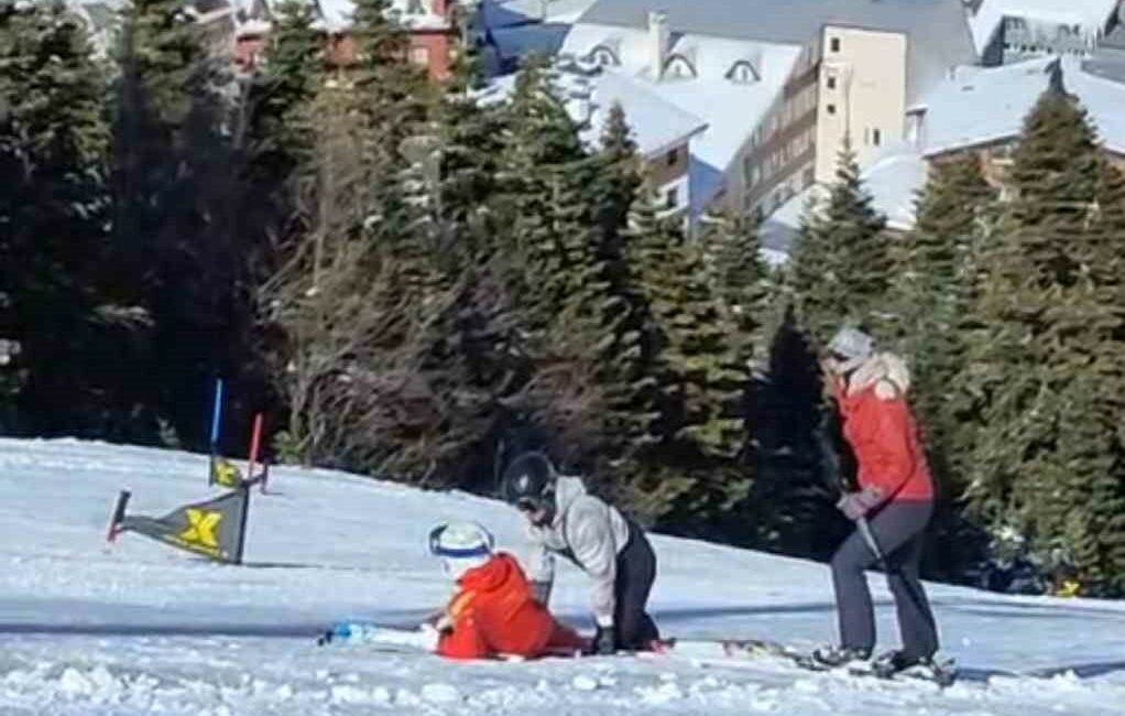 Uludağ’da, telesiyejin telinin kopması