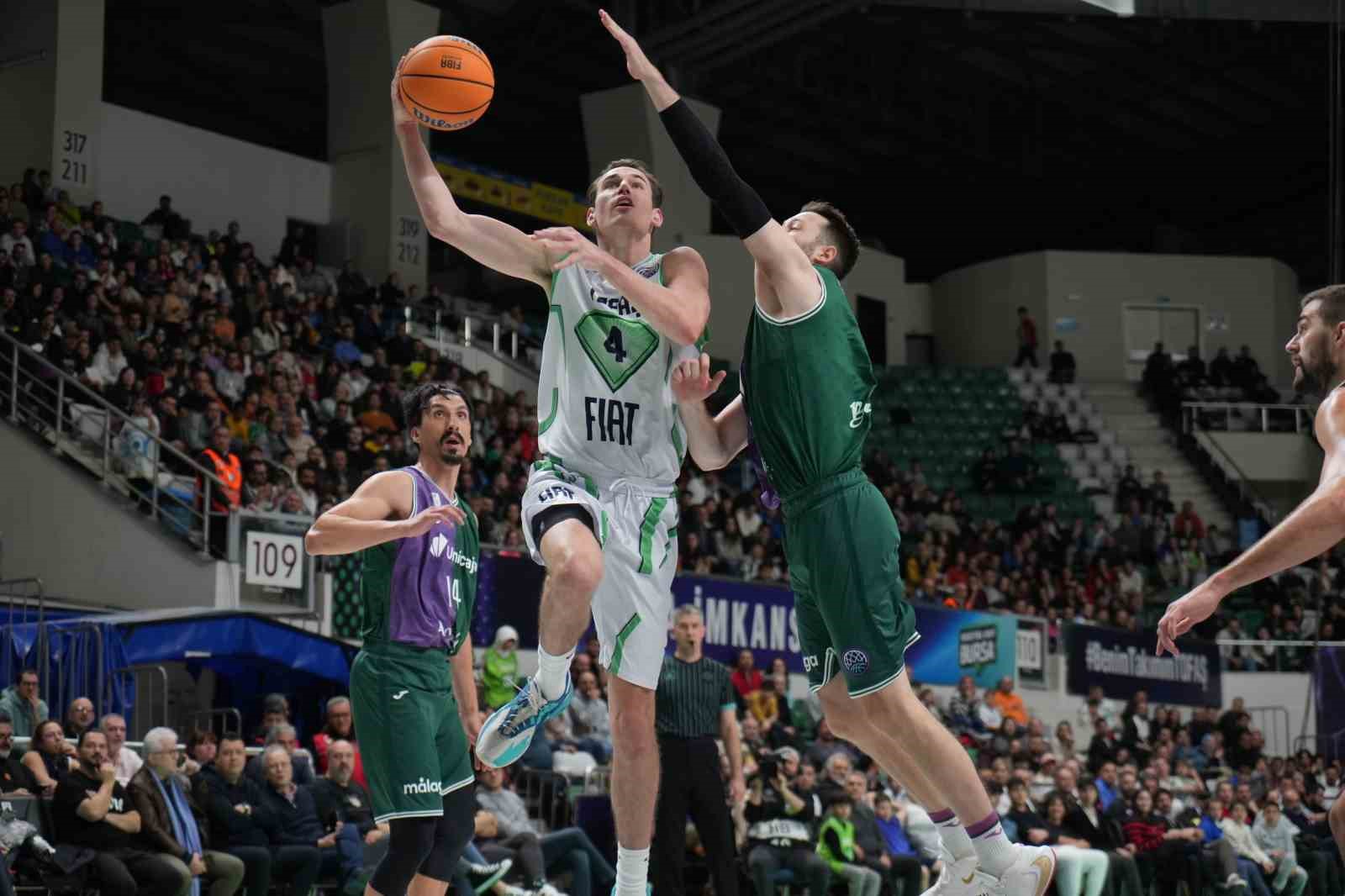 Basketbol Şampiyonlar Ligi: Tofaş: 76 – Unicaja: 80