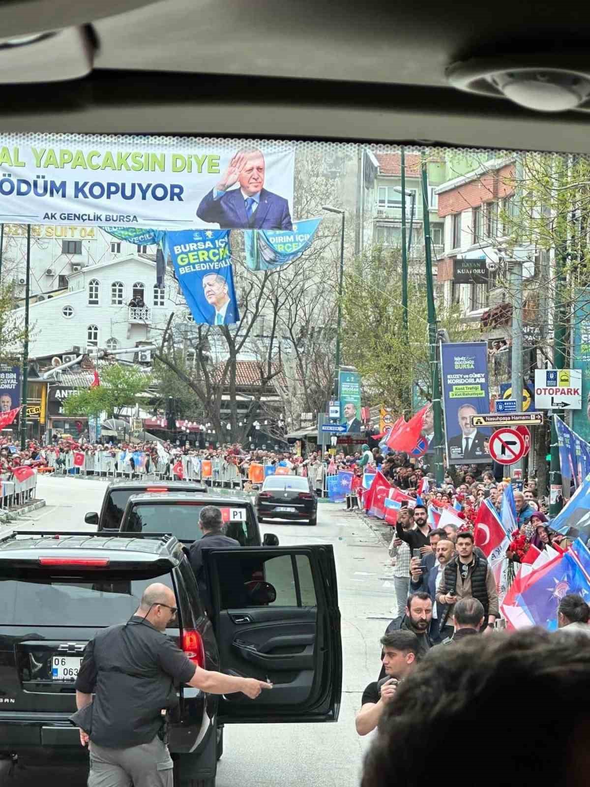 Recep Tayyip Erdoğan’a Bursa morali