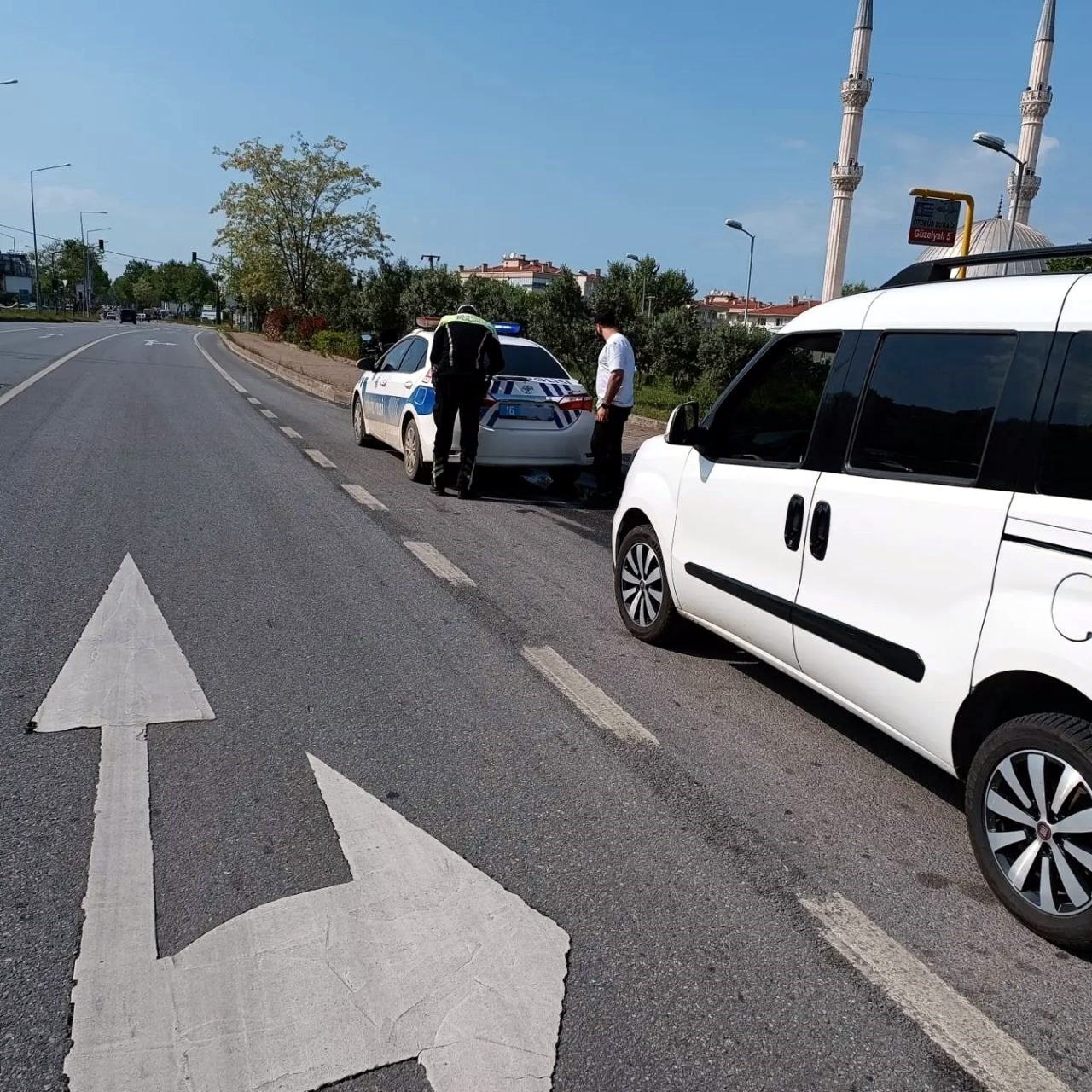 Mudanya’da radara yakalanan sürücülere 81 bin lira ceza