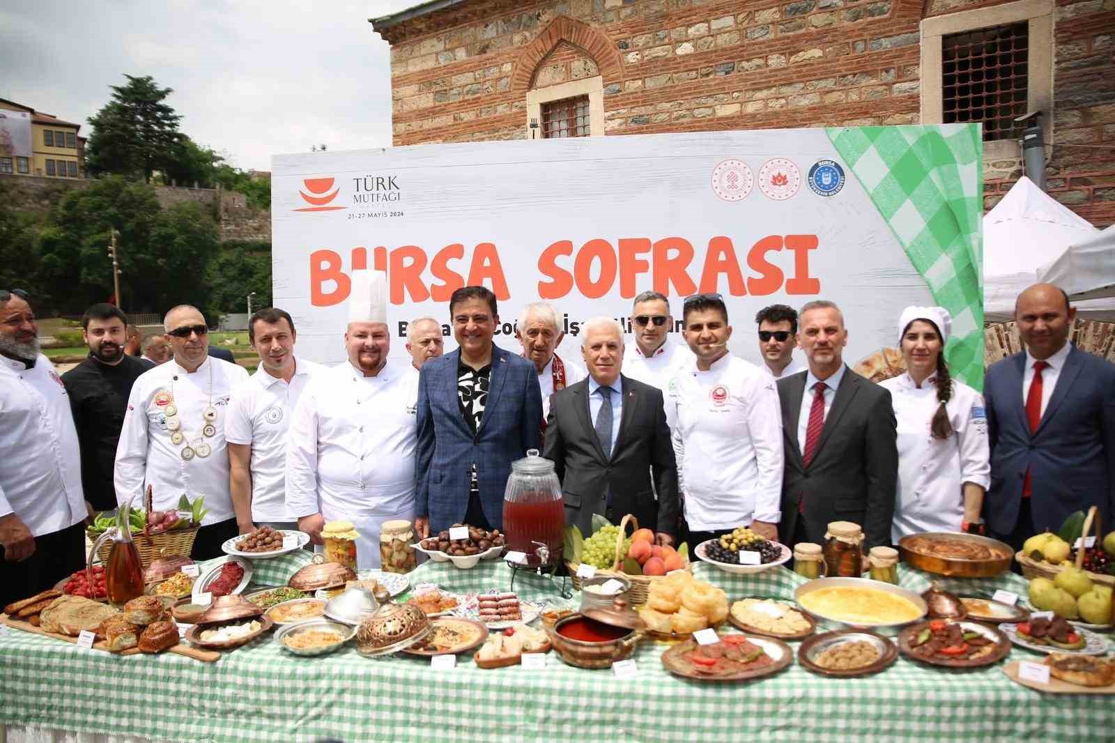 Bursa mutfağı tarihi meydanda vitrine çıktı