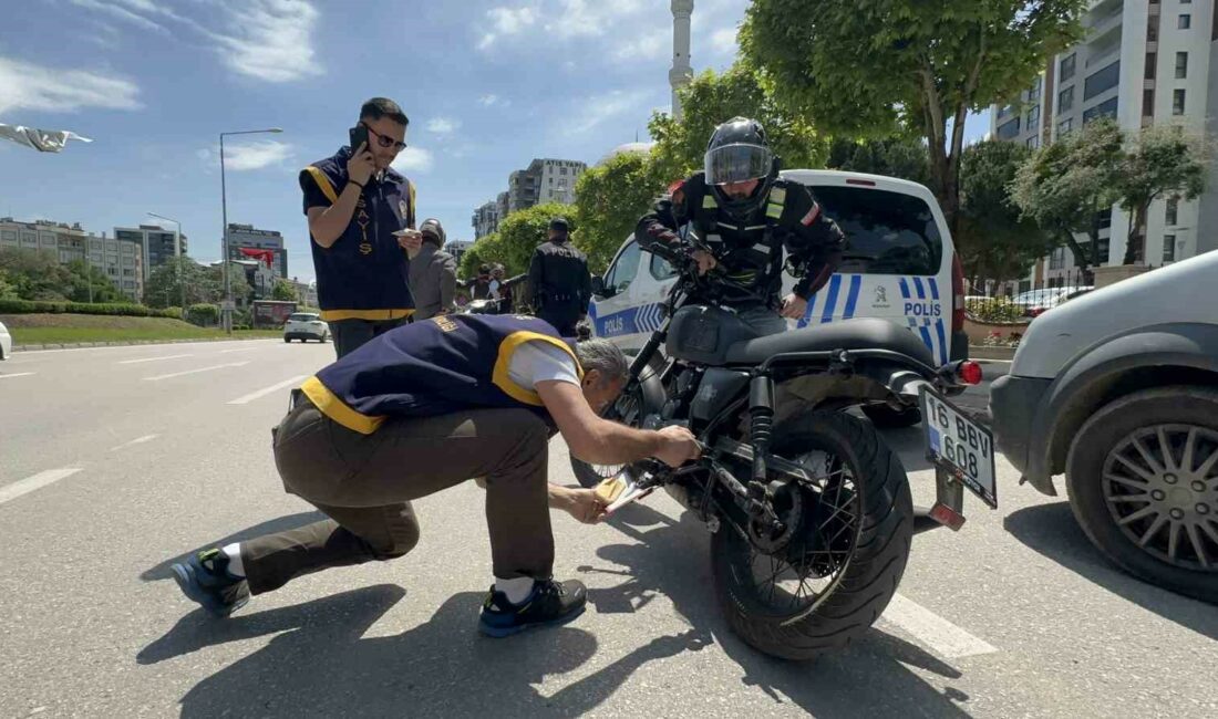 Bursa’da motosiklet hırsızlığını önlemek