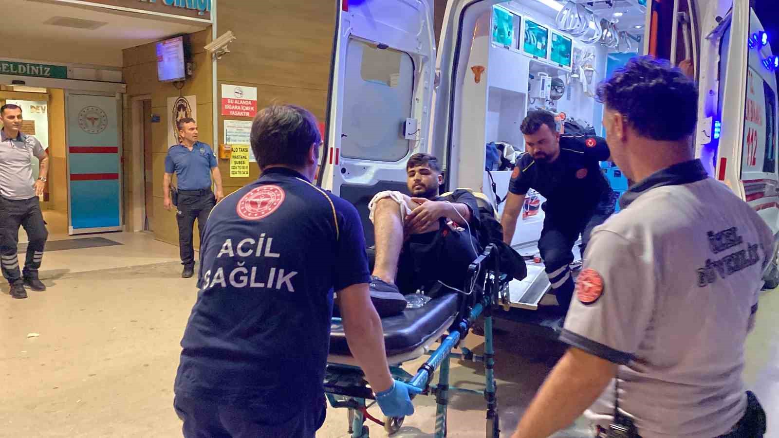 Bursa’da bir kişi tabancayla yaralandı