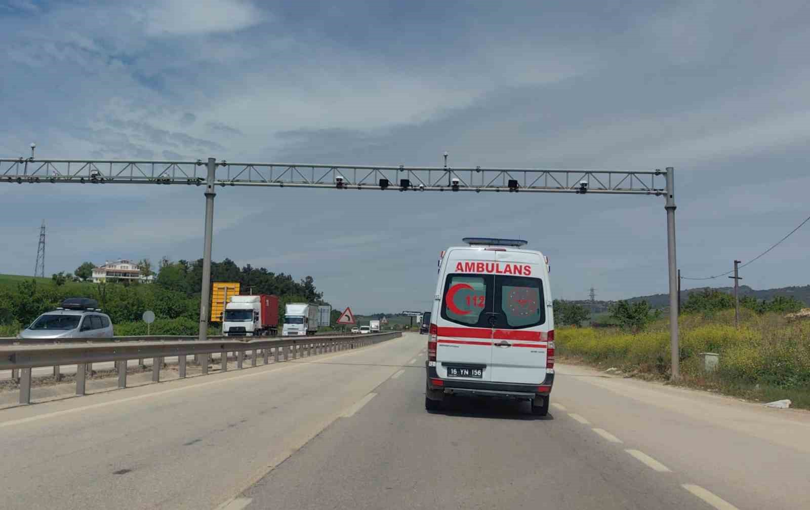 Bursa’da ambulanslara EDS’den radar cezası