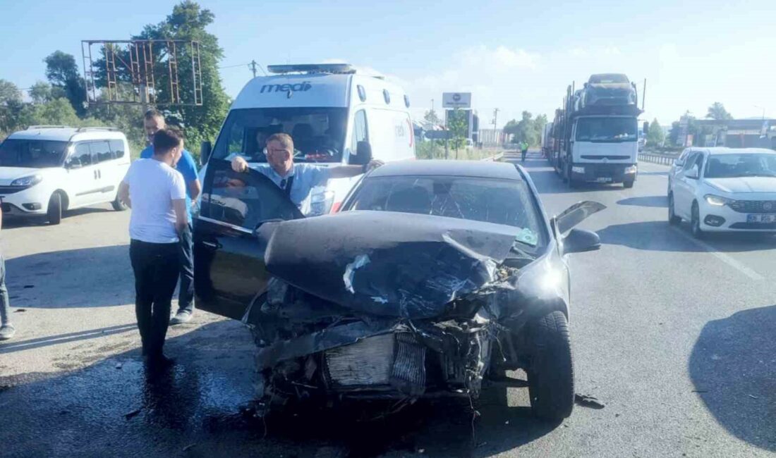 BURSA-BALIKESİR KARAYOLU ÜZERİNDE KAVŞAKTAN