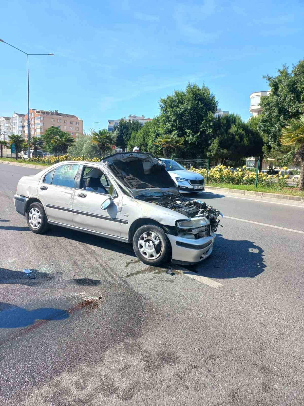 Bursa’da otomobil takla attı: 3 yaralı