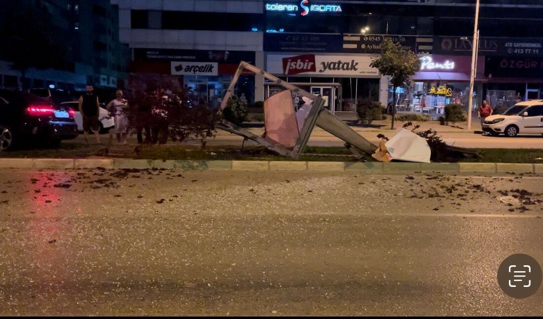 ADAY SÜRÜCÜ KONTROLDEN ÇIKTI,