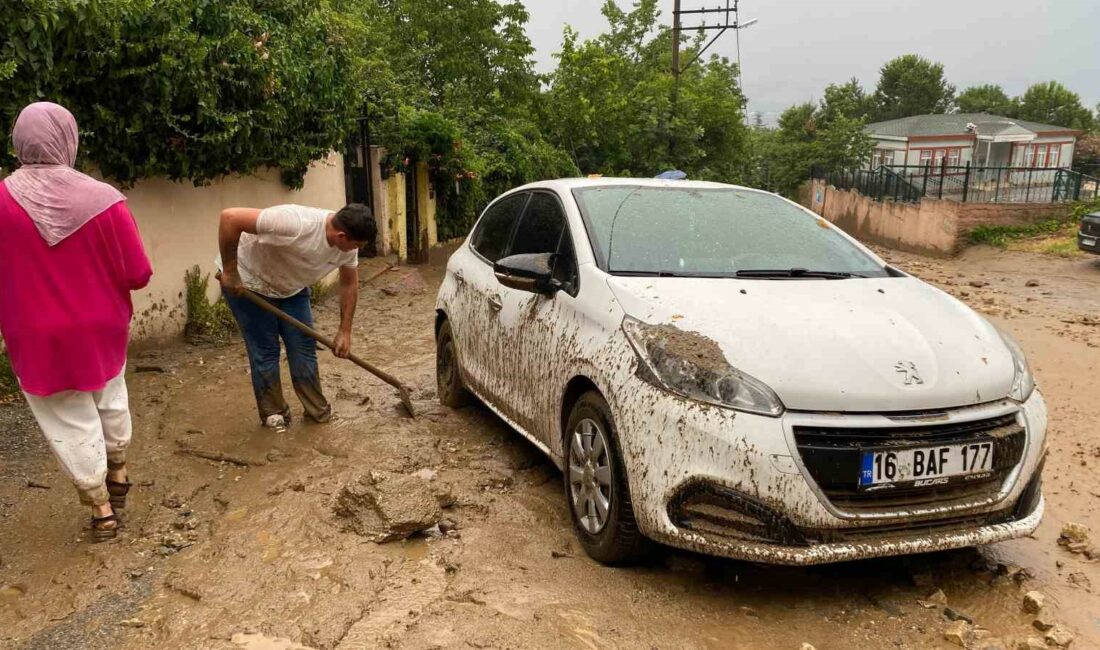 BURSA’DA ANİDEN BASTIRAN YANGIN