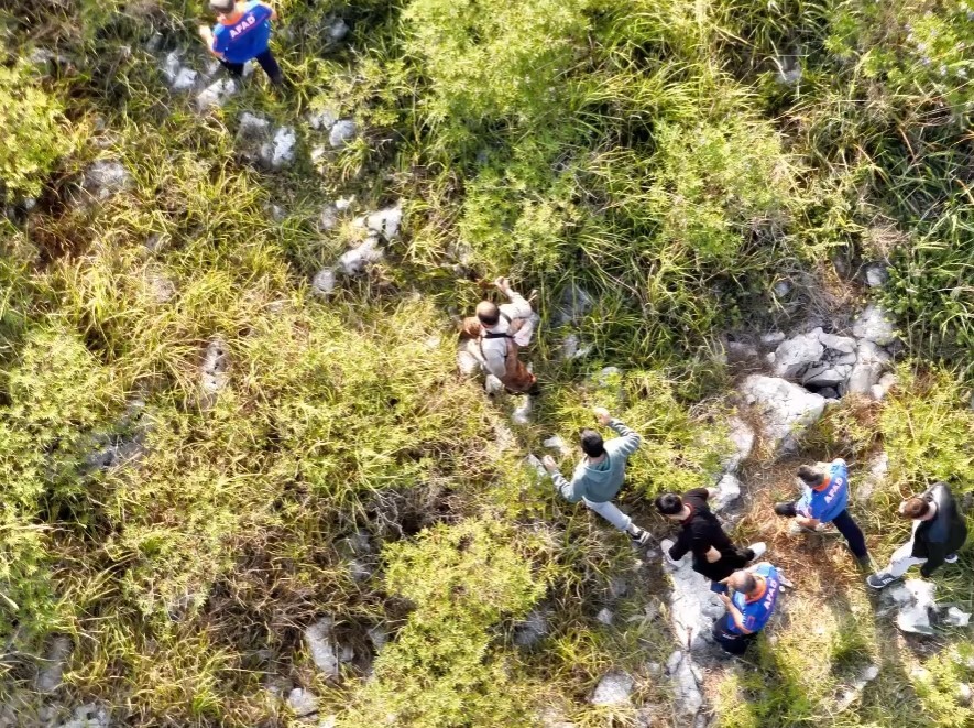 Sülük toplarken kayboldu, AFAD dron ile buldu