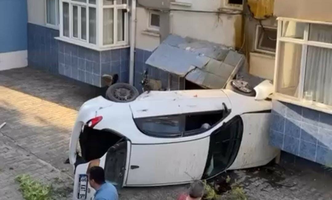 BURSA’DA KONTROLDEN ÇIKAN OTOMOBİL