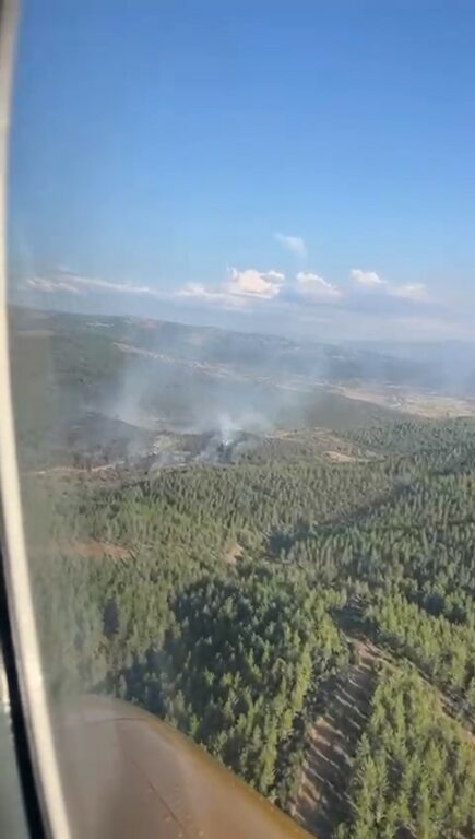 Bursa’da korkutan orman yangını