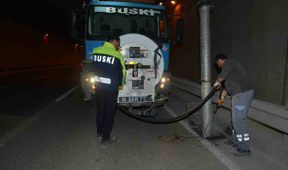 BURSADA RÖGARLAR TEMİZLENİYOR