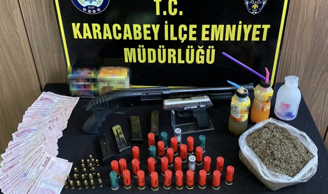 KARACABEY’DE DÜZENLENEN UYUŞTURUCU OPERASYONUNDA