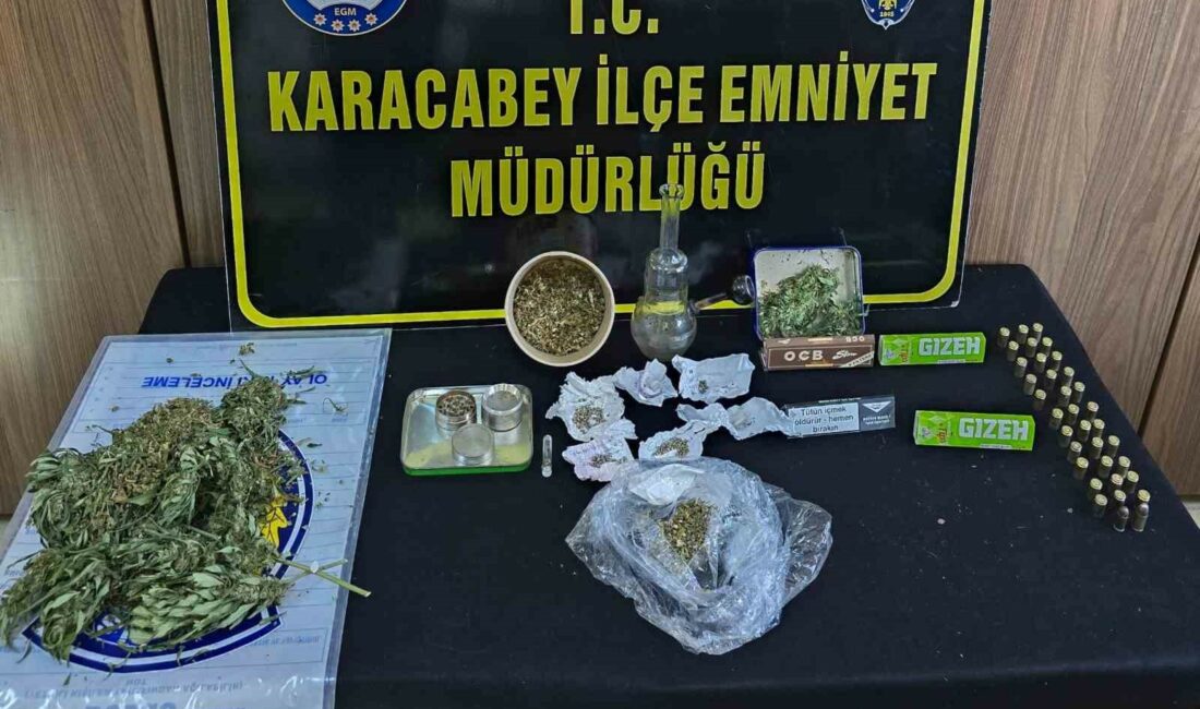 KARACABEY’DE DÜZENLENEN UYUŞTURUCU OPERASYONUNDA