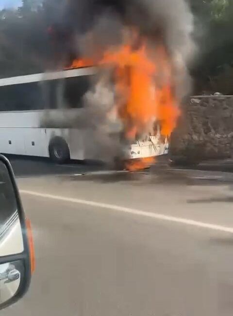 BURSA’DA YOLCU OTOBÜSÜ SEYİR