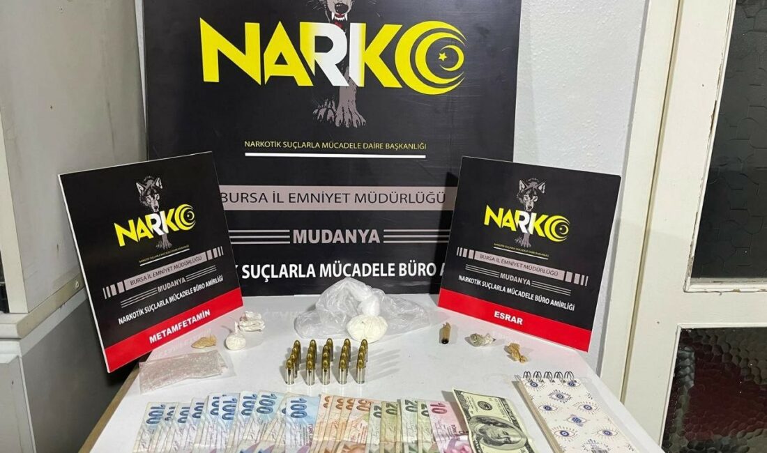 BURSA’NIN MUDANYA İLÇESİNDE NARKOTİK