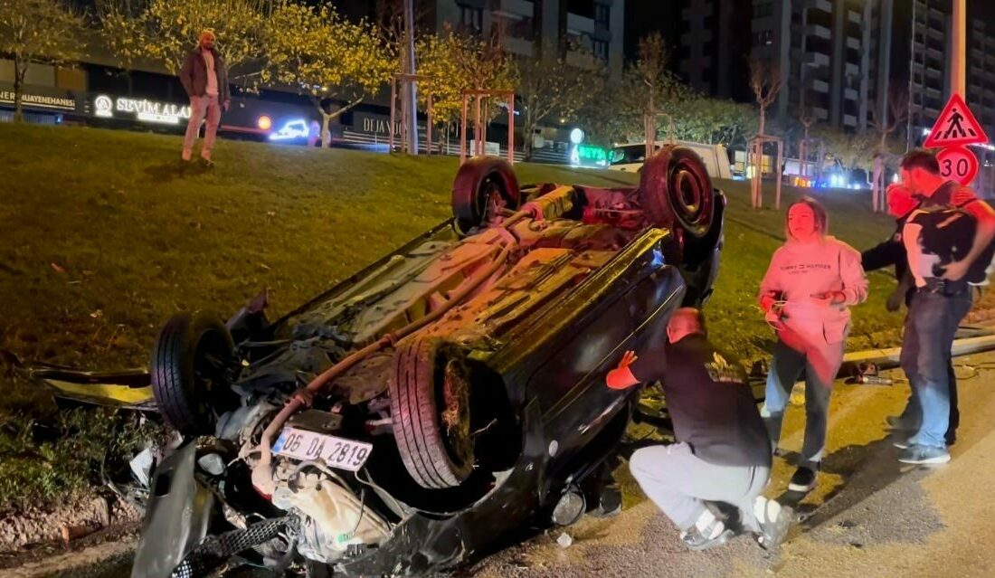 Bursa’nın Nilüfer ilçesinde sürücüsünün