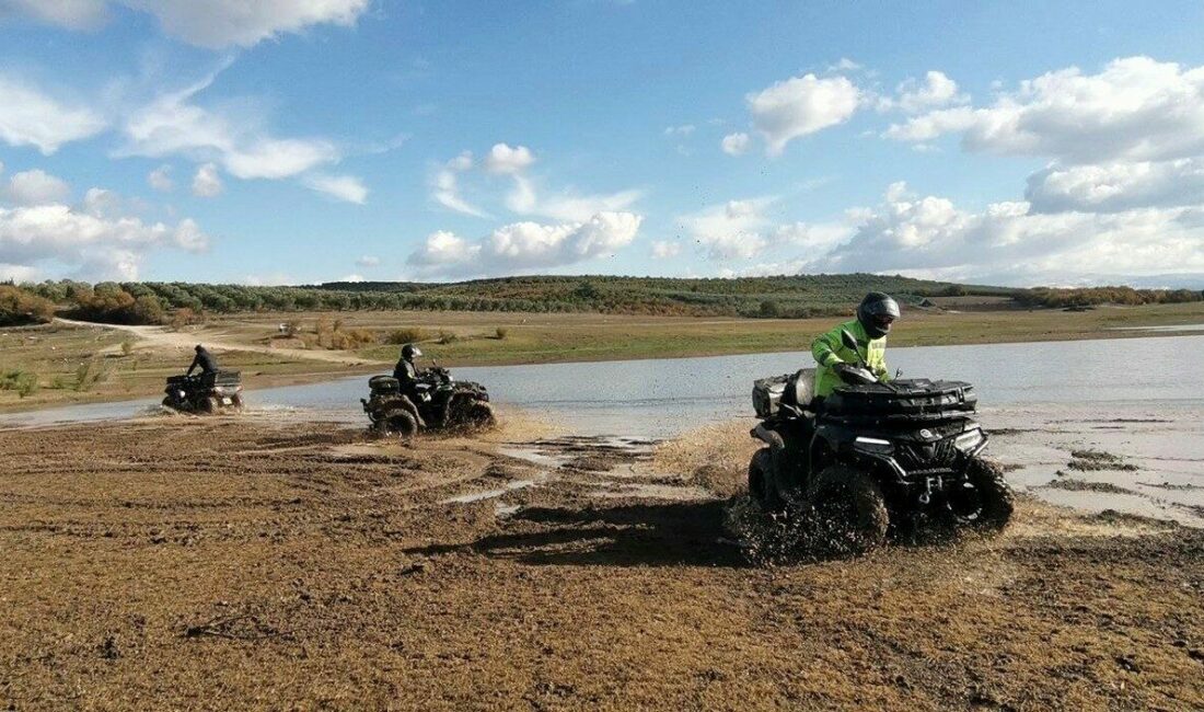 Mudanya’da ATV tutkunları, düzenlenen