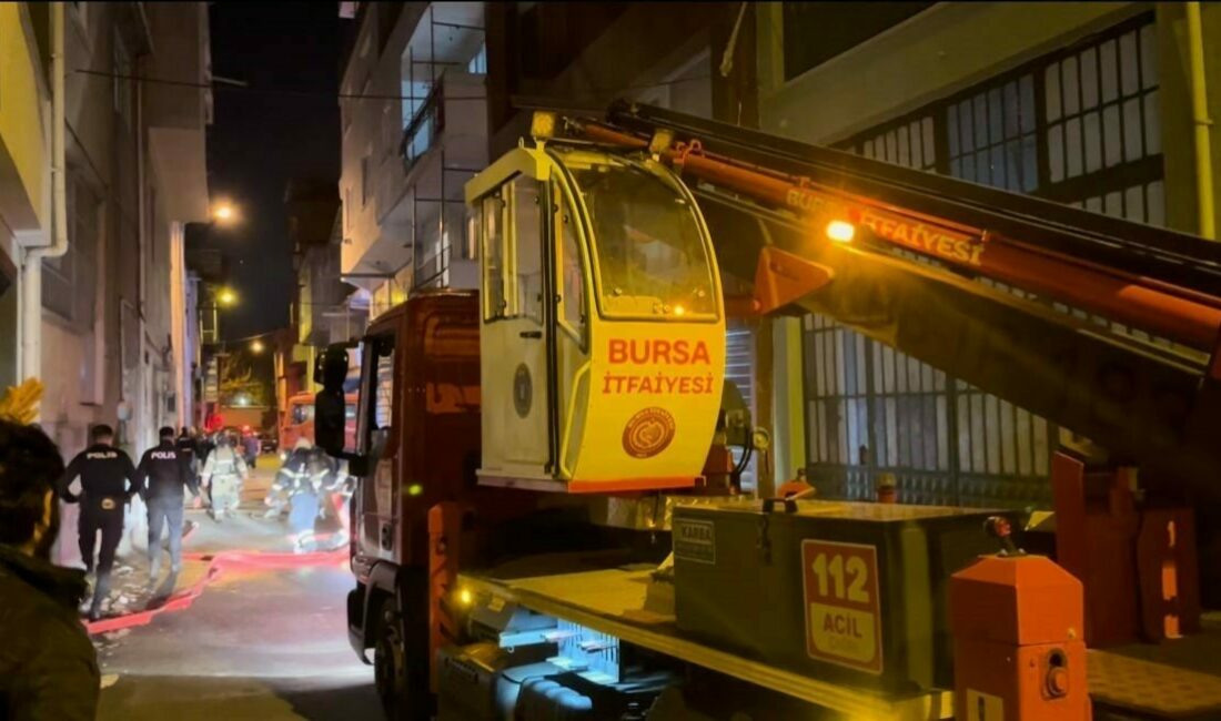 Bursa’nın Yıldırım ilçesinde tekstil