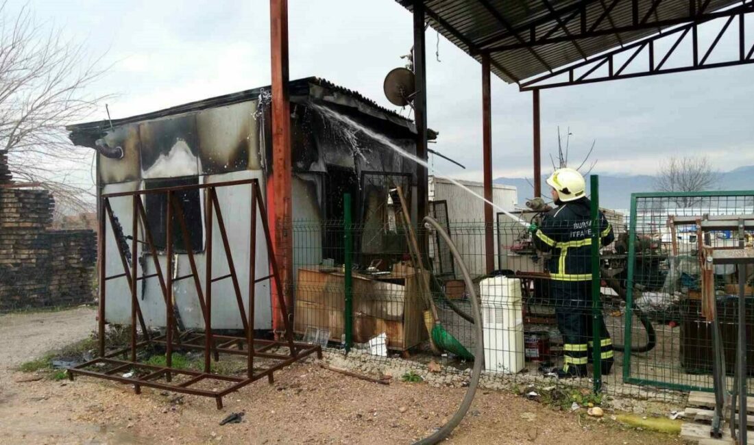 Bursa’nın İnegöl ilçesinde hurdacıya