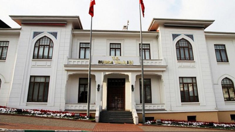 Bursa Valiliği, yılbaşı için