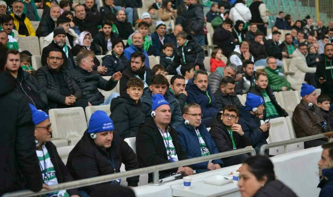 Yıldırım Belediyesi, ‘herkes için futbol’ anlayışıyla görme engelli taraftarın Bursaspor